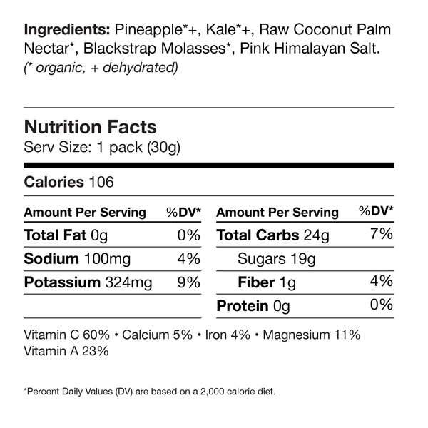 Pineapple Kale Energy Gel
