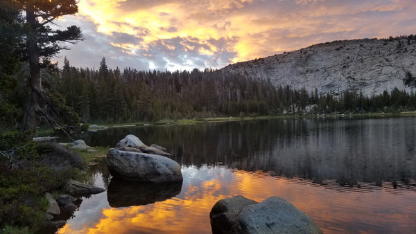 John Muir Trail sunset