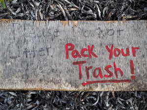 Trash Talk: A Case for Picking Up Litter on the Trail