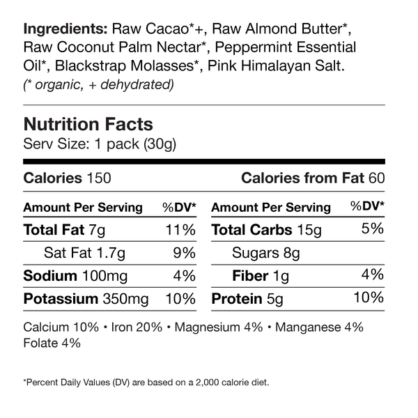 Cacao Almond Peppermint Energy Gel